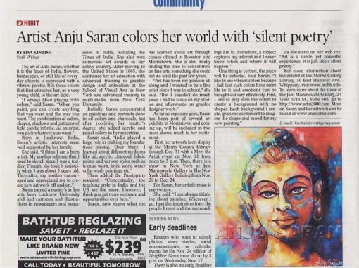 Artist Anju Saran Colors Her World With ‘Silent Poetry’
