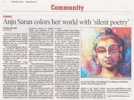 Artist Anju Saran Colors her World With ‘Silent Poetry’
